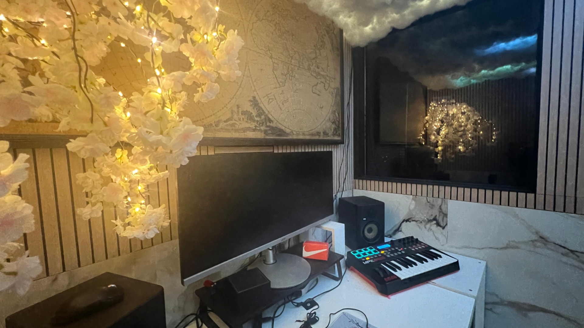 Vocal Booth — isolated recording space with premium microphones